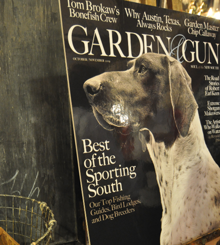 COTE DE TEXAS: BROWN Hosts Garden & Gun