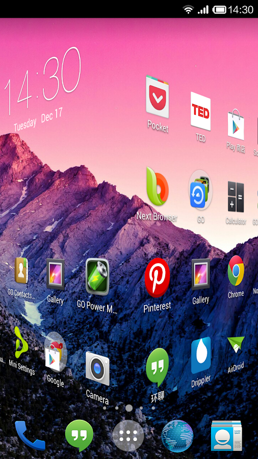 Mini Launcher（Kitkat UI） - screenshot