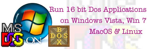 DOSBOX-DBox-Run Dos Programs in Windows Vista windows 7 like Turbo C/C++ games