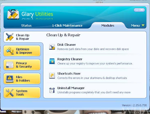 Glary Utilities-Ultimate System Maintenance & Security Solution cleanup and repair -Download Free