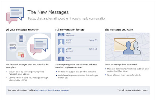 top free invites giveaway image Facebook Lahuches New Messaging with Facebook Email, Get Invites Now