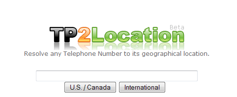 TP2Loaction-Trace Location of International Phone Number [How To], enter the number