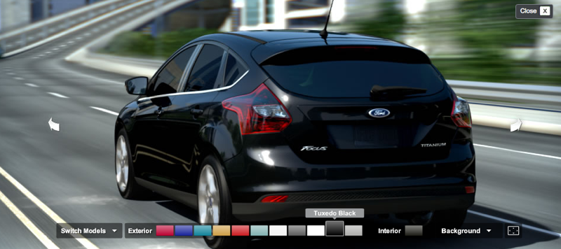 Colori Ford Focus 2011