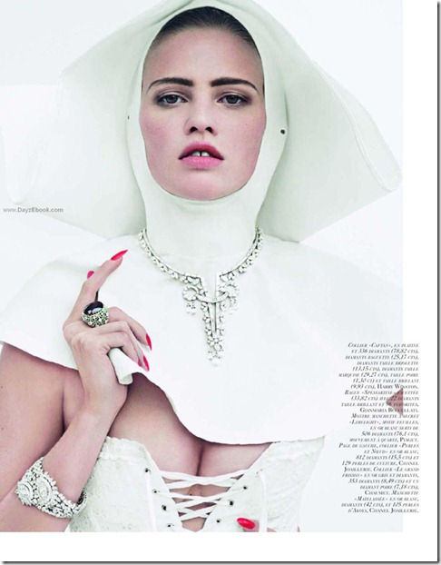 La Tentation du Diamant with Lara stone by Cedric Buchet for Vogue Paris 7