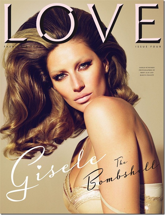 Gisele Bundchen Bombshell Love Magazine