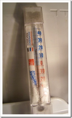 thermomètre frigo