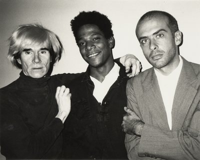 Andy Warhol, Jean-Michel Basquiat et Francesco Clemente, New York, 1984