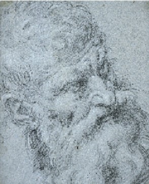 Dessin attribué à Guido Reni - Collection du Musée de Grenoble