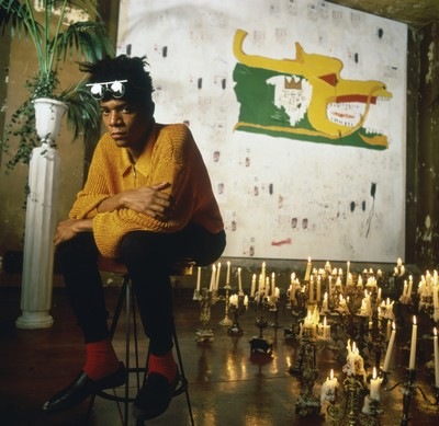 Photo de Jean-Michel Basquiat dans le film de Tamra Davis