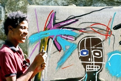 Photo de Jean-Michel Basquiat dans le film de Tamra Davis