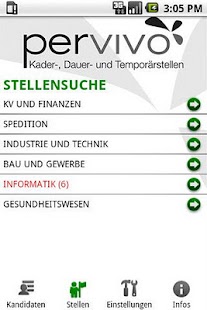 Lastest Pervivo AG Stellenvermittlung APK