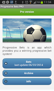 Progressive Bets PRO - screenshot thumbnail
