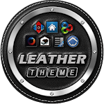 Cover Image of Скачать Leather GO APEX NOVA ADW Theme 1.1 APK