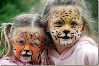tiger jaguar face paint