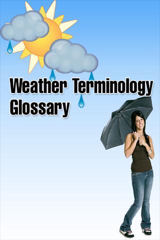 Android application Weather Glossary screenshort
