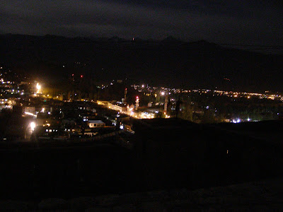 Leh as seen from the Leh Palace
