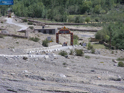 The Entry for the road to Dhankar