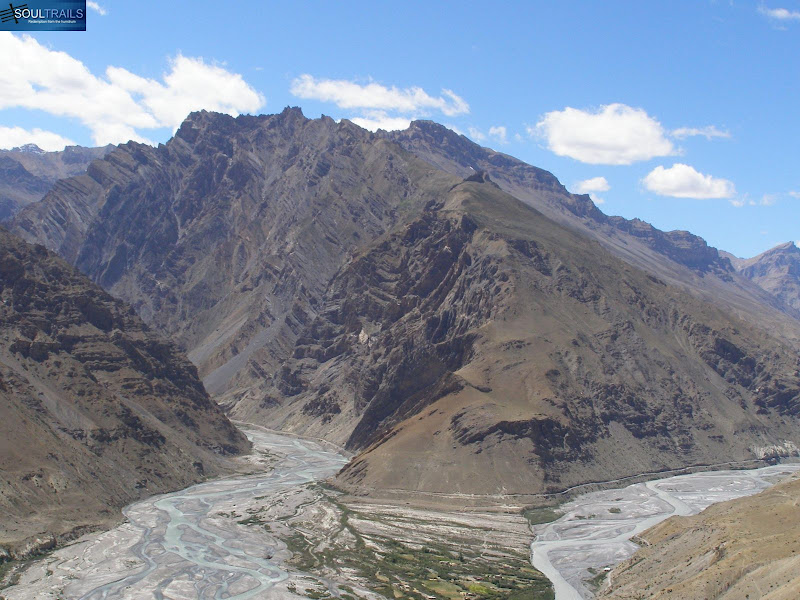 Sight to behold (clicked from on top of the Dhankar Monastery)