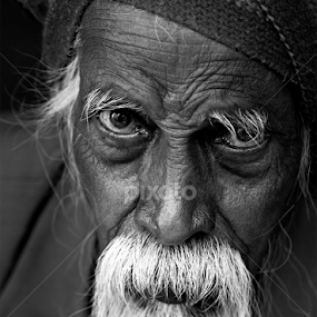 Man by Alessandro Bergamini - Black & White Portraits & People