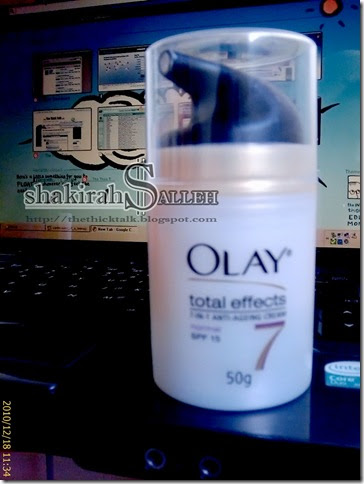 The Thick Talk ::.: Customer Review: Olay Total Effects