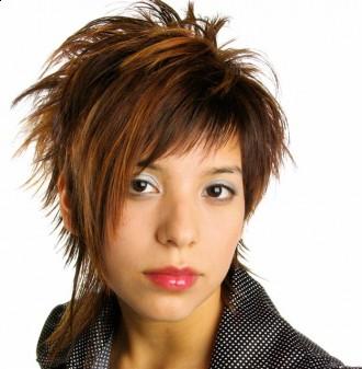 Medium short layered hairstyle - Asian hairstyle for women