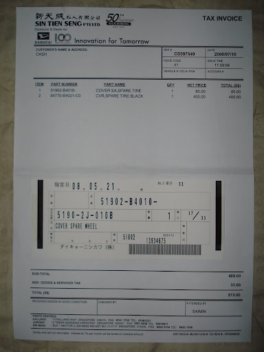WTS: Cover ban Toyota Rush / Daihatsu Terios CBU Japan 