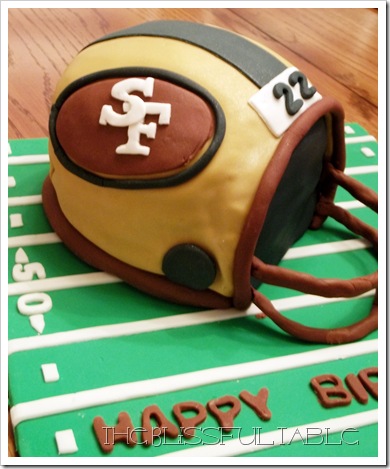 football helmet cake 3a