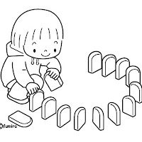 DIBUJOS DE JUEGOS Y RUTINAS DE NIÑOS