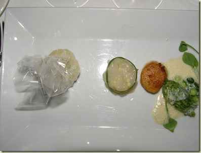 Drie bereidingen van coquilles Drie bereidingen van coquilles