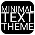 Minimal Text THEME - FREE icon