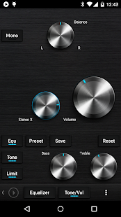 download Skin for Poweramp Dark Metal free