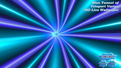 【免費個人化App】Blue Tunnel of Teleport Vortex-APP點子