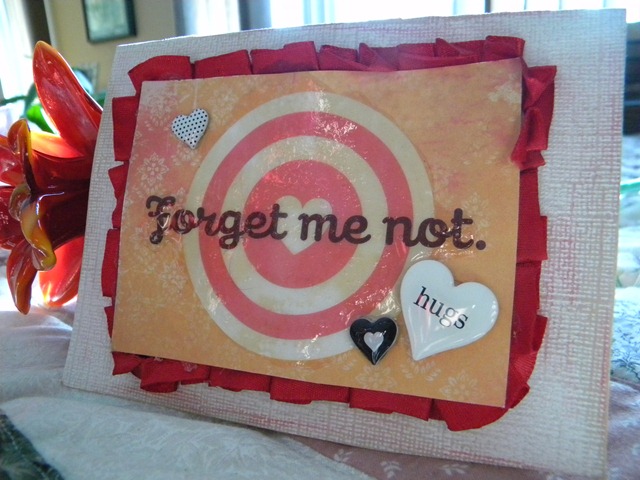 Forget me not card