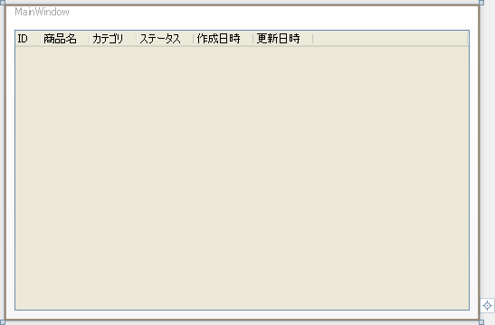 90h Tech Wpfのdatagridにdatatableを表示