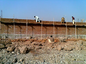 Wall construction progress on dec 18