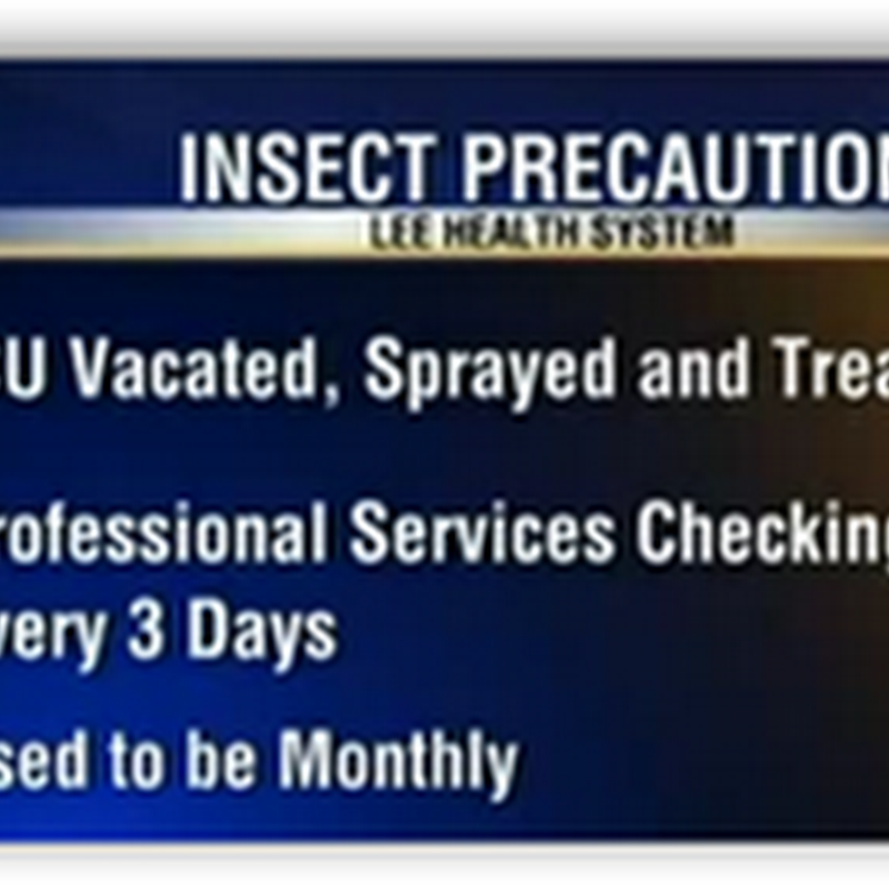 Male Patient Attacked By Ants in the ICU Of Gulf Coast Medical Center in Florida