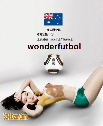 321Dzô.Com | BodyArt - 32 Đội Bóng WorldCup 2010