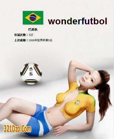 321Dzô.Com | BodyArt - 32 Đội Bóng WorldCup 2010