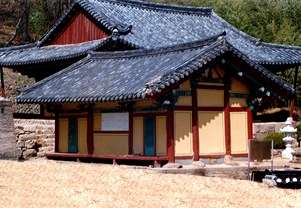 Gyeongsan Simgeomdang Hall in Hwanseongsa Temple