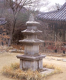Daegu Three-storey Pagoda in Yugasa Temple