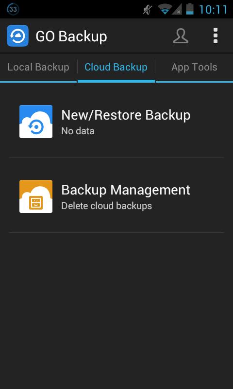 GO Backup & Restore Pro - screenshot