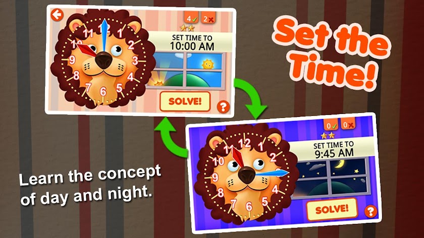 Interactive Telling Time HD Screen 2