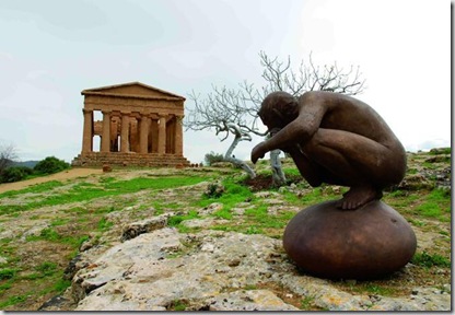 Giacomo Manzù, «Fauno» (1968-2004) collocato nei pressi del Tempio della Concordia
