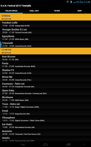 【免費娛樂App】S.U.N. Festival 2013 Timetable-APP點子