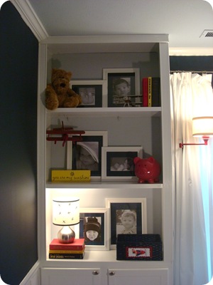 DIY built in bookcases around window