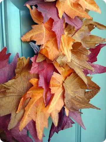dollar store fall wreath how-to
