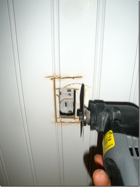 Pregnant With Tools Built In Bookcase A Box Extender For P9190054 3 Remove The Outlet From Electrical Box