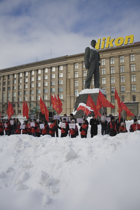 Митинг КПРФ на Триумфальной площади 
