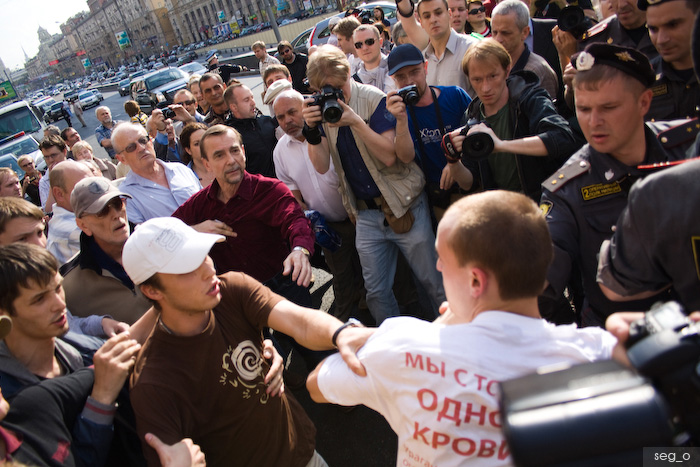 В Москве было жарко