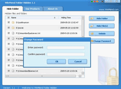 Hide Folder in Windows XP Vista Easley